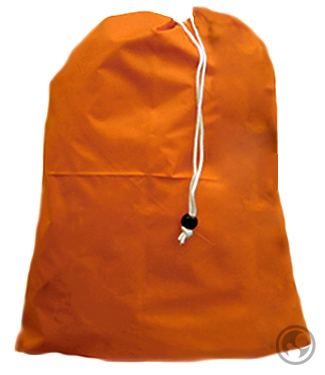 Medium Nylon Laundry Bag, Orange