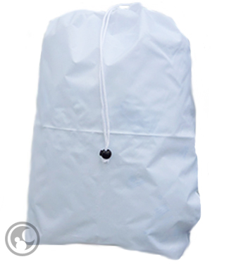 Medium Nylon Laundry Bag, White