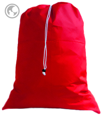 Extra Large Nylon Laundry Bag, Red