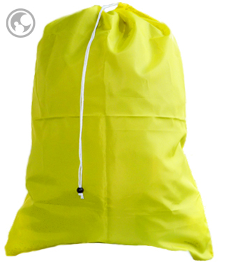 Large Nylon Laundry Bag, Yellow